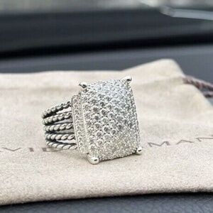 David Yurman Wheaton Ring with Diamonds Size 7